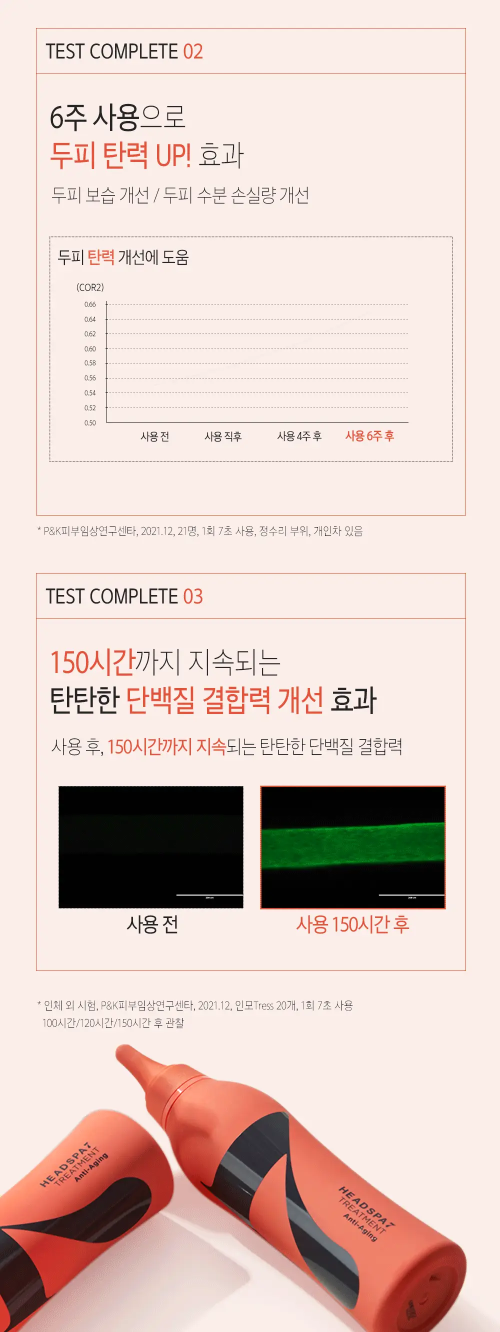 [두피탄력] 헤드스파7 안티에이징 워터 트리트먼트 215ml+215ml (탈모증상완화) 상세페이지 16
